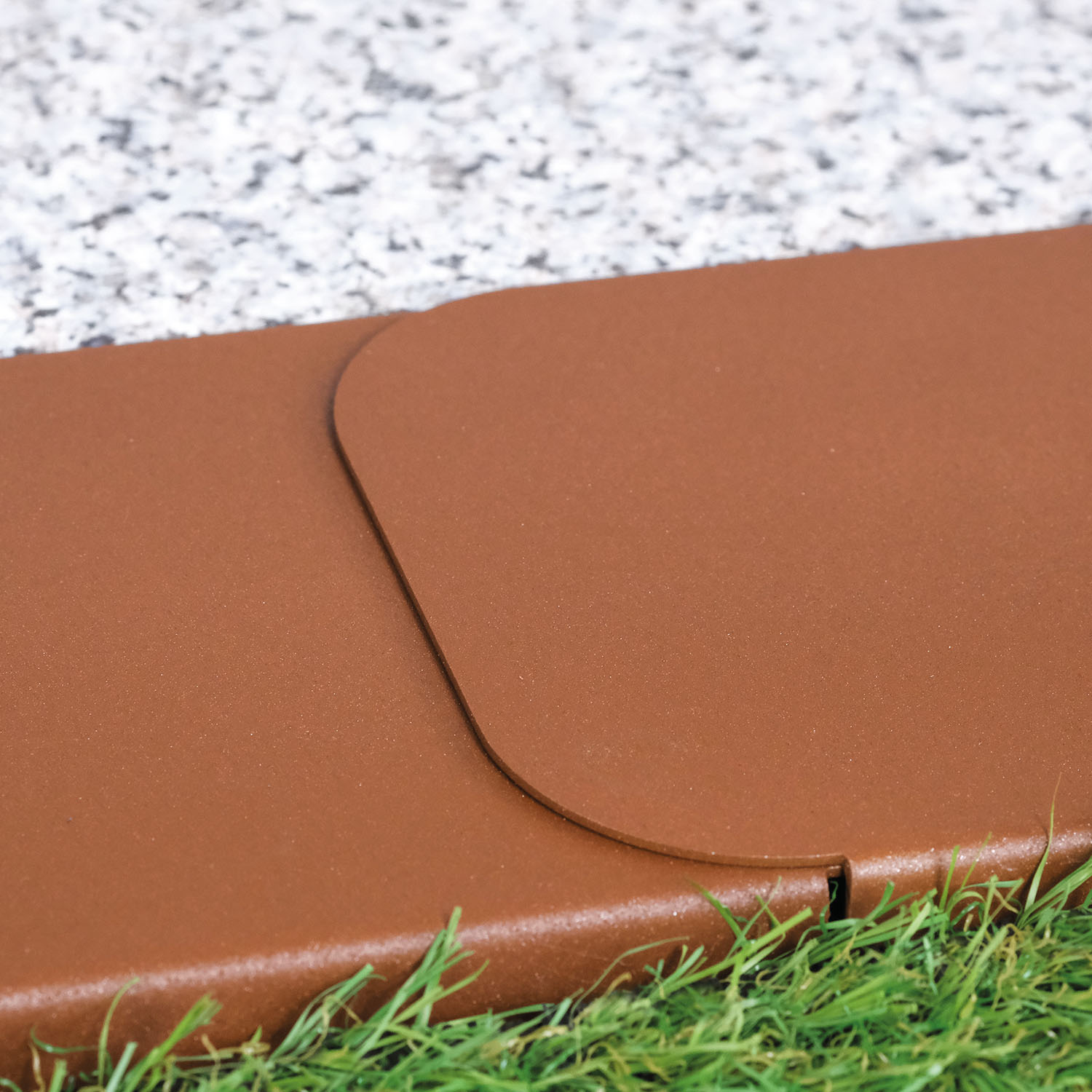 Corten lawn edging L (set of 2)